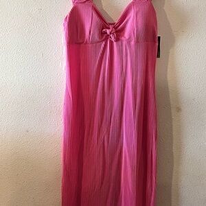 Pink Striped Women's Dress